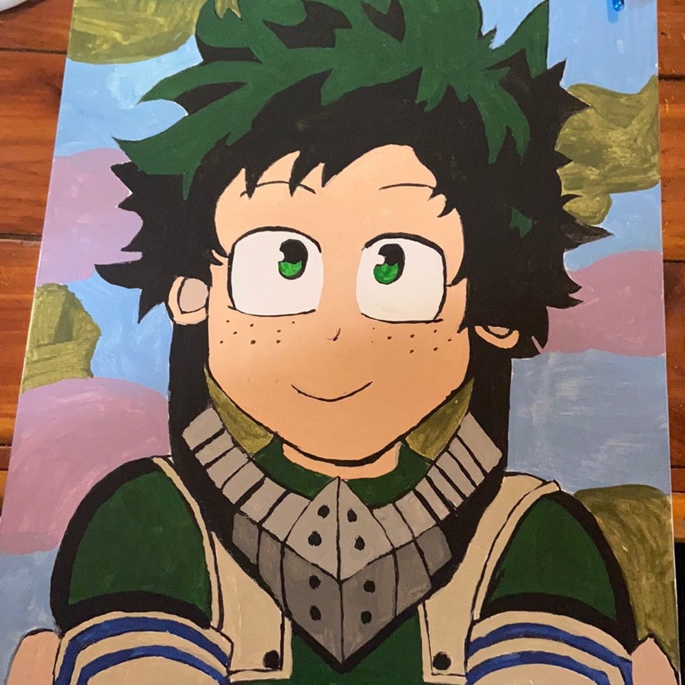 My Hero Academia Deku Painting